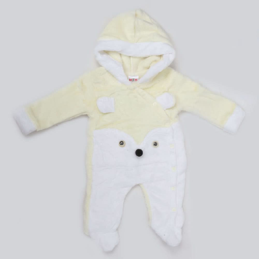 Newborn Unisex Full Sleeves Romper - Yellow, Kids, NB Boys Rompers, Chase Value, Chase Value