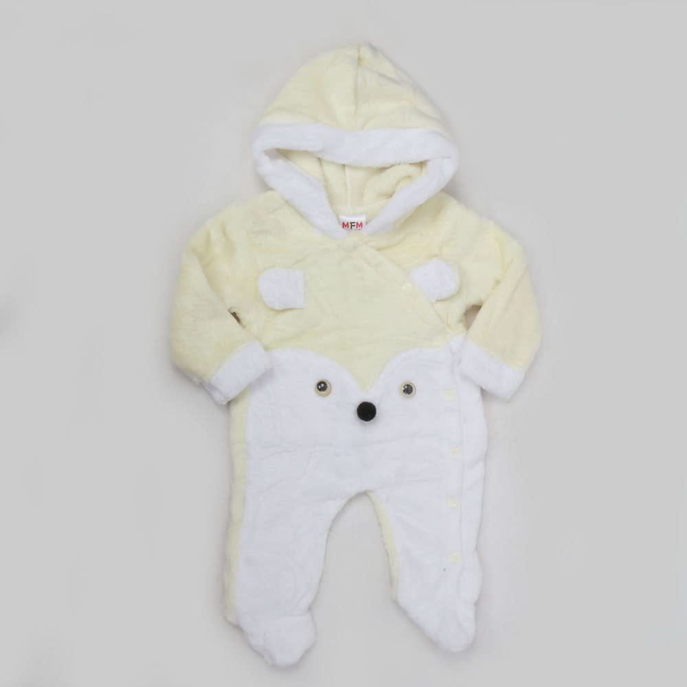 Newborn Unisex Full Sleeves Romper - Yellow, Kids, NB Boys Rompers, Chase Value, Chase Value