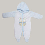 Newborn Unisex Full Sleeves Romper - Blue, Kids, NB Boys Rompers, Chase Value, Chase Value
