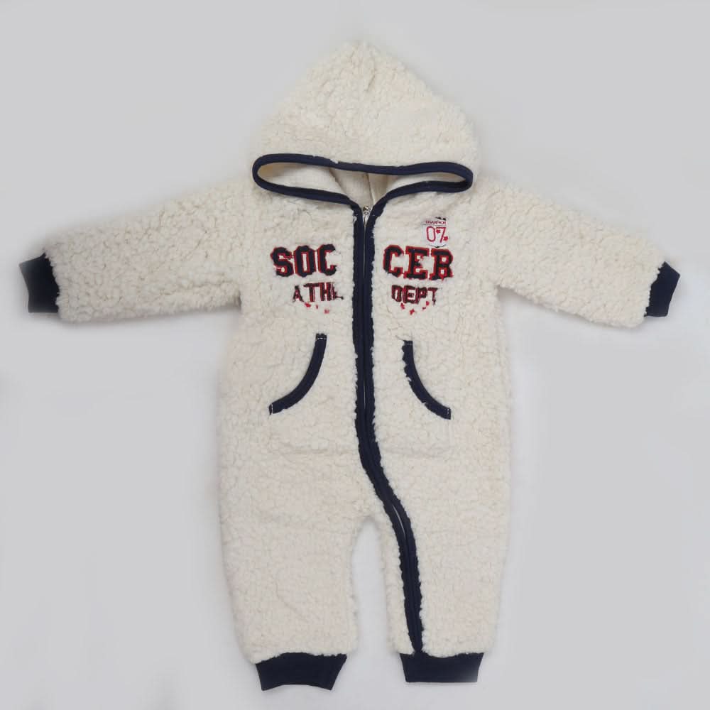 Newborn Unisex Full Sleeves Romper - White, Kids, NB Boys Rompers, Chase Value, Chase Value