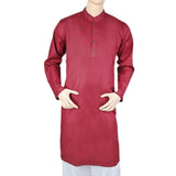 Men's Basic Kurta - Maroon, Men, Kurtas, Chase Value, Chase Value