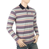 Men's Yarn Dyed Full Sleeves Polo T-Shirt - Multi, Men, T-Shirts And Polos, Chase Value, Chase Value