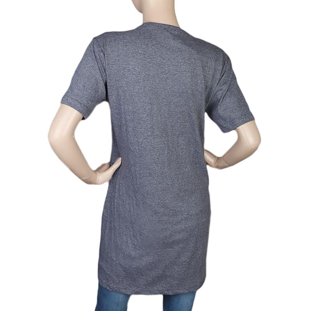 Women's Half Sleeves Printed T-Shirt - Grey, Women, T-Shirts And Tops, Chase Value, Chase Value