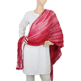 Women's Tie & Dye Chiffon Dupatta - Dark Pink, Women, Dupatta, Chase Value, Chase Value