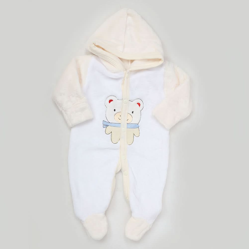 Newborn Unisex Full Sleeves Romper - Fawn, Kids, NB Boys Rompers, Chase Value, Chase Value