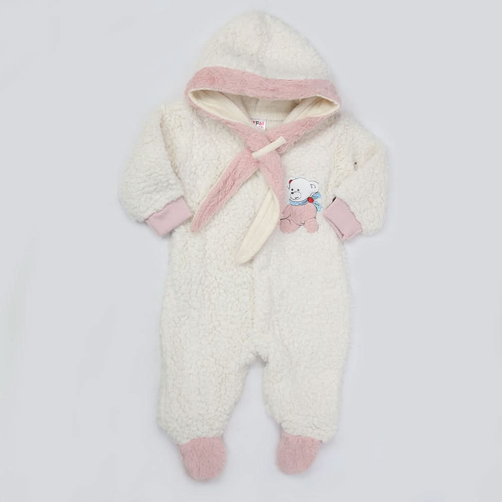 Newborn Unisex Full Sleeves Romper - Fawn, Kids, NB Boys Rompers, Chase Value, Chase Value