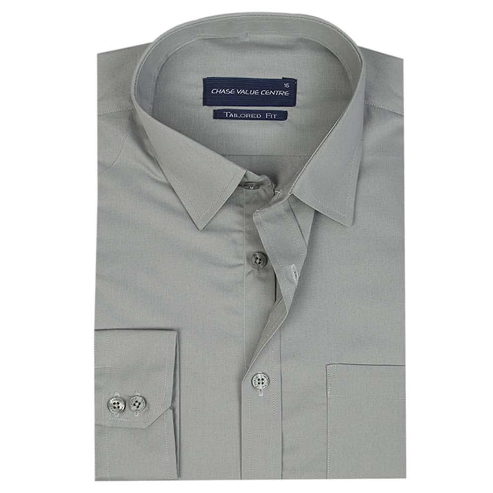 Men's Formal Shirt - Grey, Men's Shirts, Chase Value, Chase Value