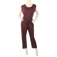 Women's 3 Piece Night Suit - Maroon, Women, Night Suit, Chase Value, Chase Value