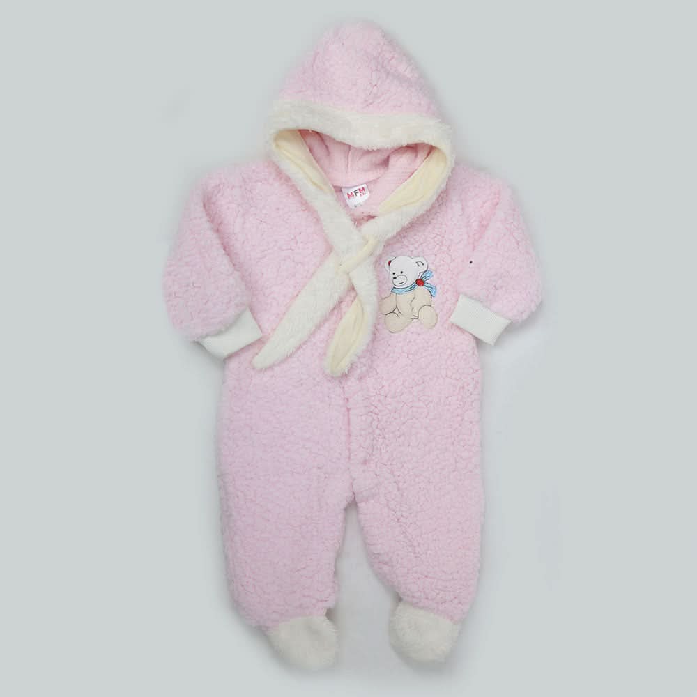 Newborn Unisex Full Sleeves Romper - Pink, Kids, NB Boys Rompers, Chase Value, Chase Value