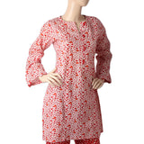 Mahnoor Printed Un-Stitched 1pcs Cotton Kurti - 11, Women, Unstitched Kurti, United Textiles, Chase Value