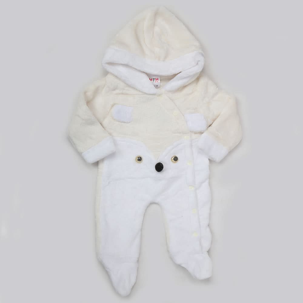 Newborn Unisex Full Sleeves Romper - Fawn, Kids, NB Boys Rompers, Chase Value, Chase Value