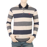 Men's Yarn Dyed Full Sleeves Polo T-Shirt - Multi, Men, T-Shirts And Polos, Chase Value, Chase Value