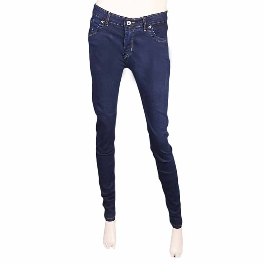 Women's Denim Pant - Dark Blue, Women, Pants & Tights, Chase Value, Chase Value