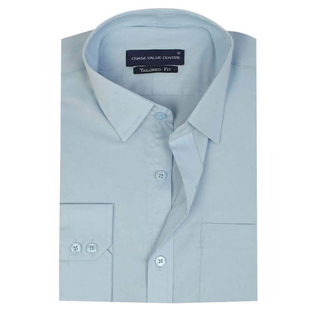 Men's Formal Shirt - Light Blue, Men's Shirts, Chase Value, Chase Value