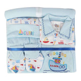 Newborn Gift Sets 6 Pcs Hanger - Blue, Kids, Newborn Gift Set, Chase Value, Chase Value