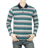 Men's Yarn Dyed Full Sleeves Polo T-Shirt - Multi, Men, T-Shirts And Polos, Chase Value, Chase Value