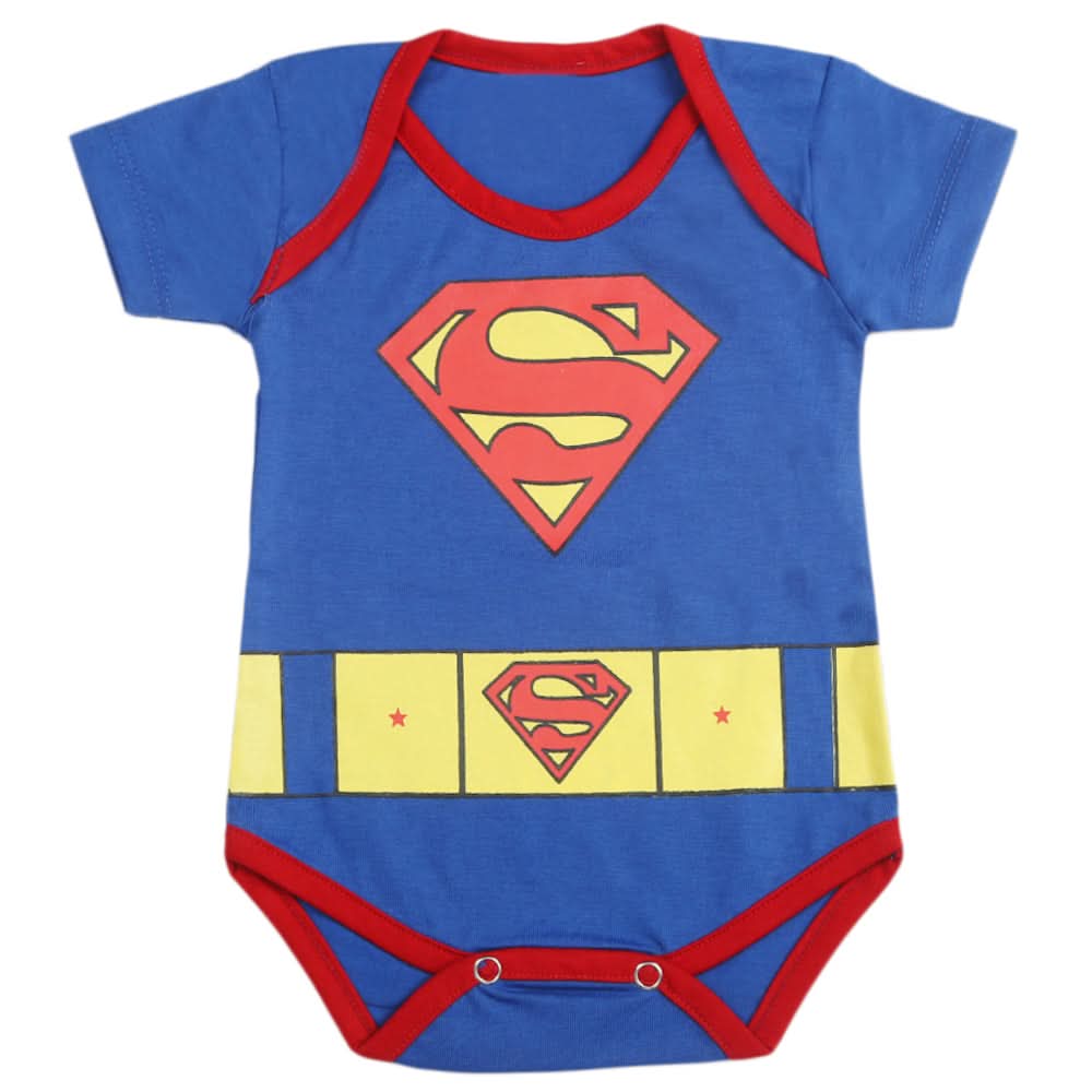 Newborn Boys Half Sleeves Romper - Blue, Kids, Newborn Boys Rompers, Chase Value, Chase Value