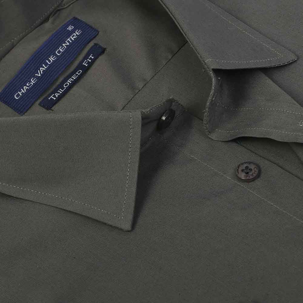 Men's Formal Shirt - Dark Grey, Men's Shirts, Chase Value, Chase Value