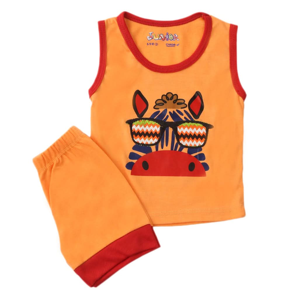 Newborn Sando Suit - Peach, Kids, NB Boys Sets And Suits, Chase Value, Chase Value