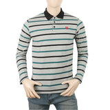 Men's Yarn Dyed Full Sleeves Polo T-Shirt - Multi, Men, T-Shirts And Polos, Chase Value, Chase Value