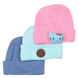 New Born Cap Set 3 pcs - test-store-for-chase-value
