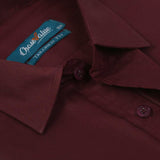 Men's Formal Shirt - Maroon, Men's Shirts, Chase Value, Chase Value