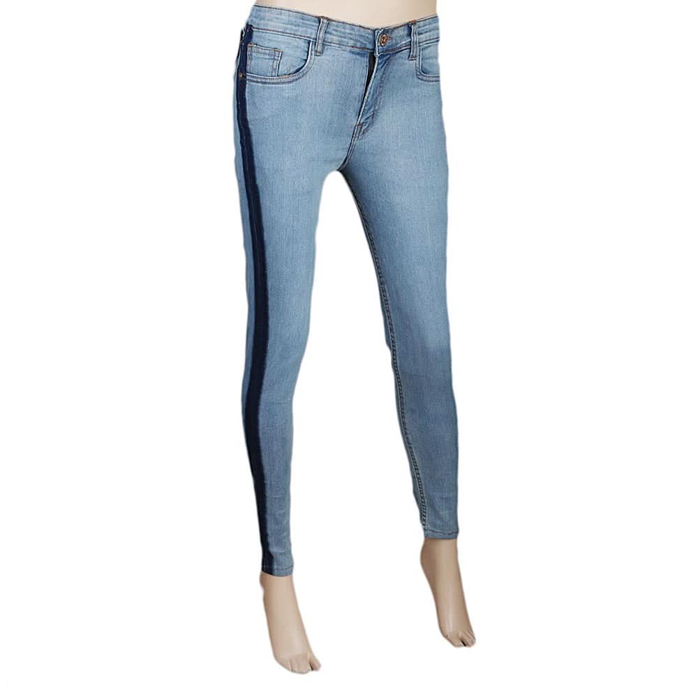Women's Denim Pant - Light Blue, Women, Pants & Tights, Chase Value, Chase Value