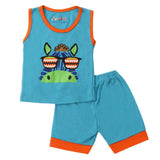 Newborn Sando Suit - Sky Blue, Kids, NB Boys Sets And Suits, Chase Value, Chase Value