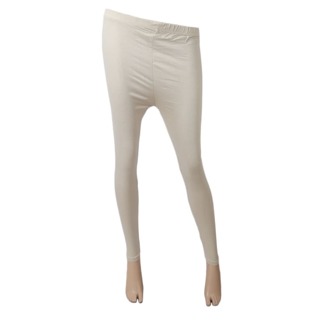 Women's Plain Tight - Khaki, Women, Pants & Tights, Chase Value, Chase Value
