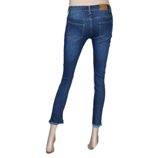Women's Denim Pant - Blue, Women, Pants & Tights, Chase Value, Chase Value