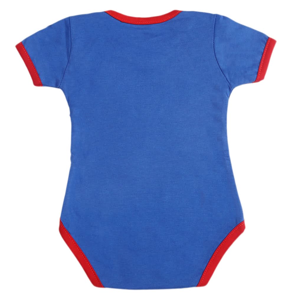 Newborn Boys Half Sleeves Romper - Blue, Kids, Newborn Boys Rompers, Chase Value, Chase Value