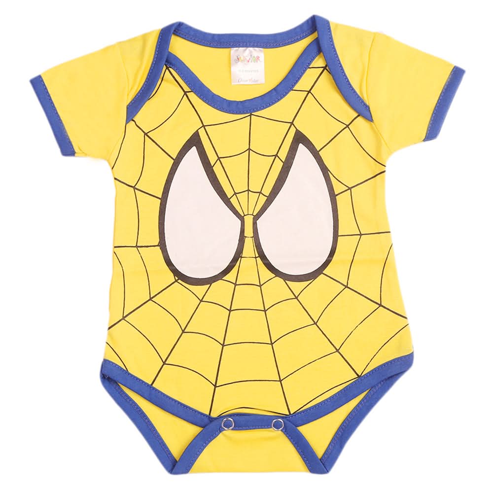 Newborn Boys Half Sleeves Romper - Yellow, Kids, Newborn Boys Rompers, Chase Value, Chase Value