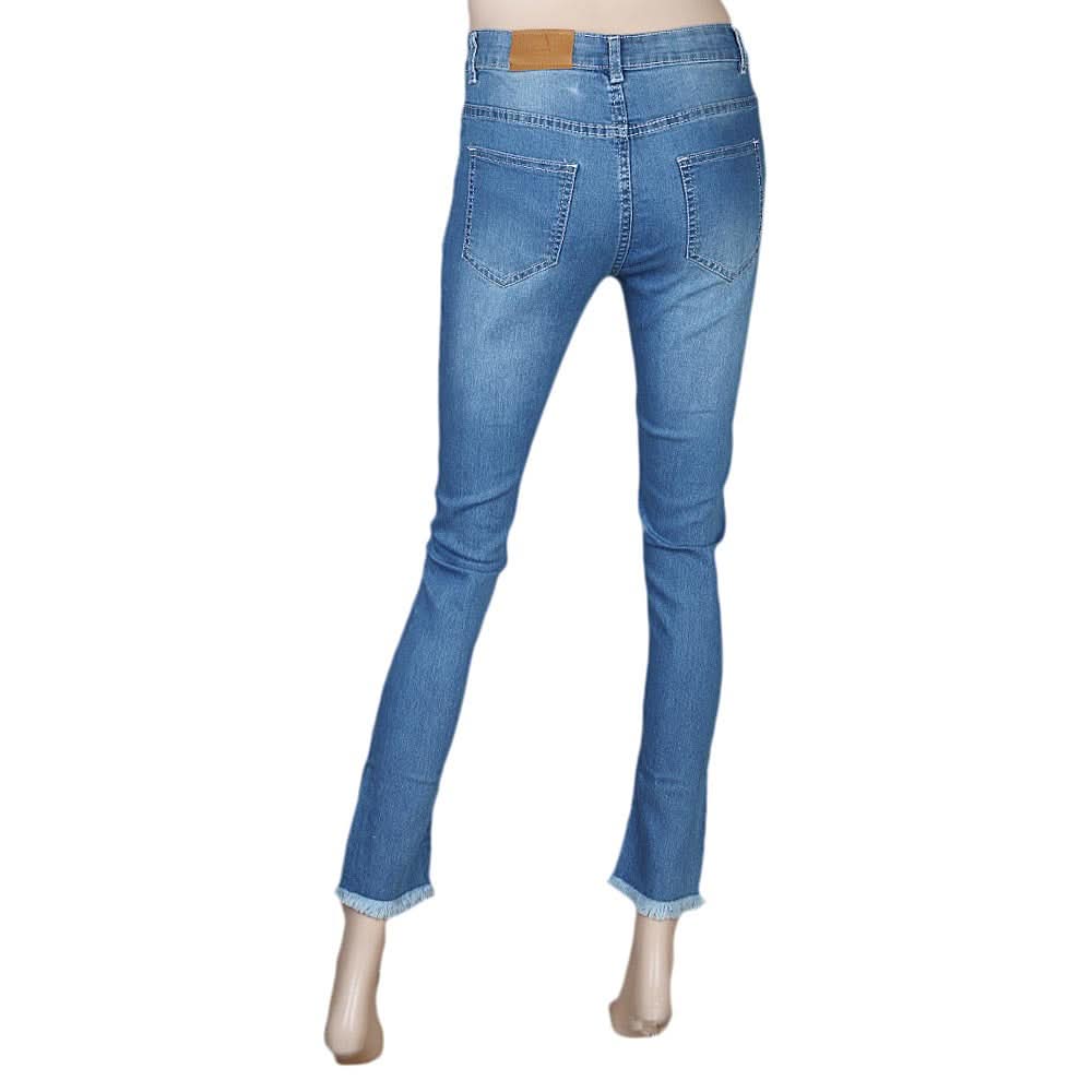 Women's Denim Pant - Light Blue, Women, Pants & Tights, Chase Value, Chase Value
