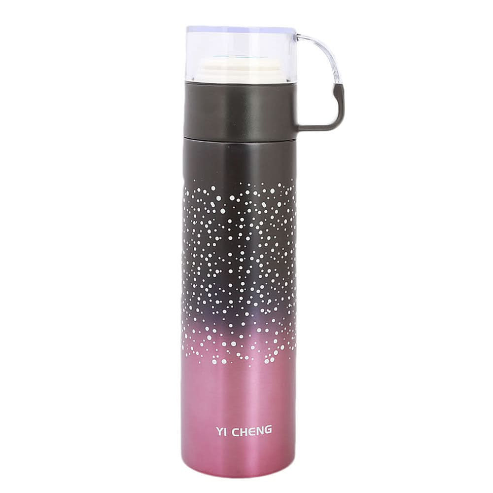 Thermic Bottle With Cup 811-1 - Dark Pink, Home & Lifestyle, Glassware & Drinkware, Chase Value, Chase Value