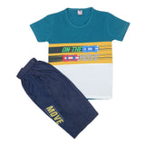 Boys Half Sleeves Short Suit - Sea Green, Kids, Boys Sets And Suits, Chase Value, Chase Value