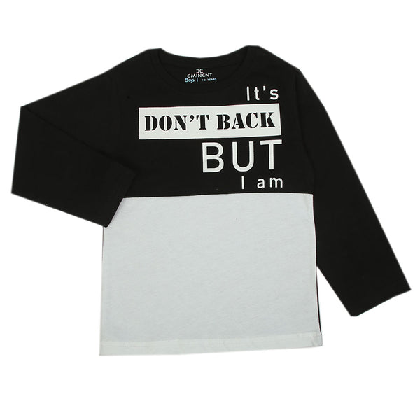 Eminent Boys Full Sleeves T-Shirt - Black, Boys T-Shirts, Eminent, Chase Value