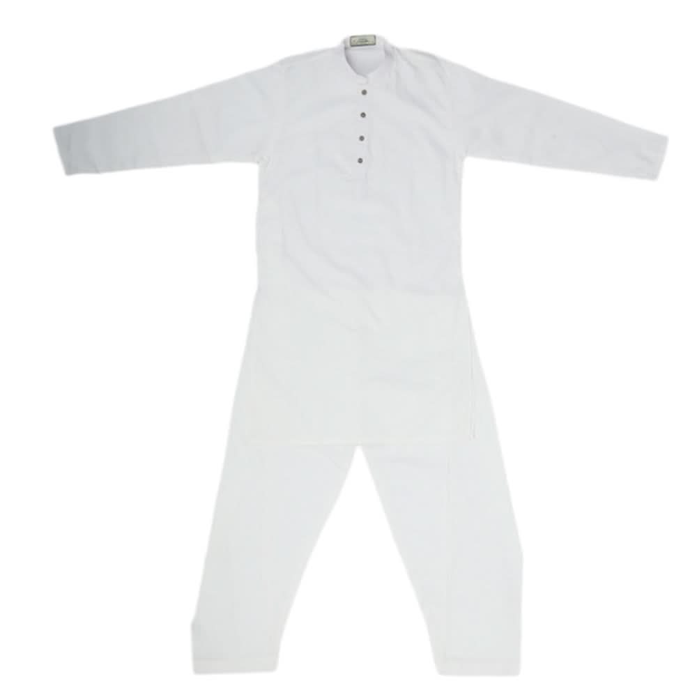 Boys Kurta Shalwar M.SJ-8076 - White, Kids, Boys Shalwar Kameez, Chase Value, Chase Value