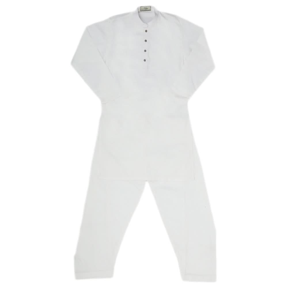 Boys Kurta Shalwar M.SJ-8076 - White, Kids, Boys Shalwar Kameez, Chase Value, Chase Value