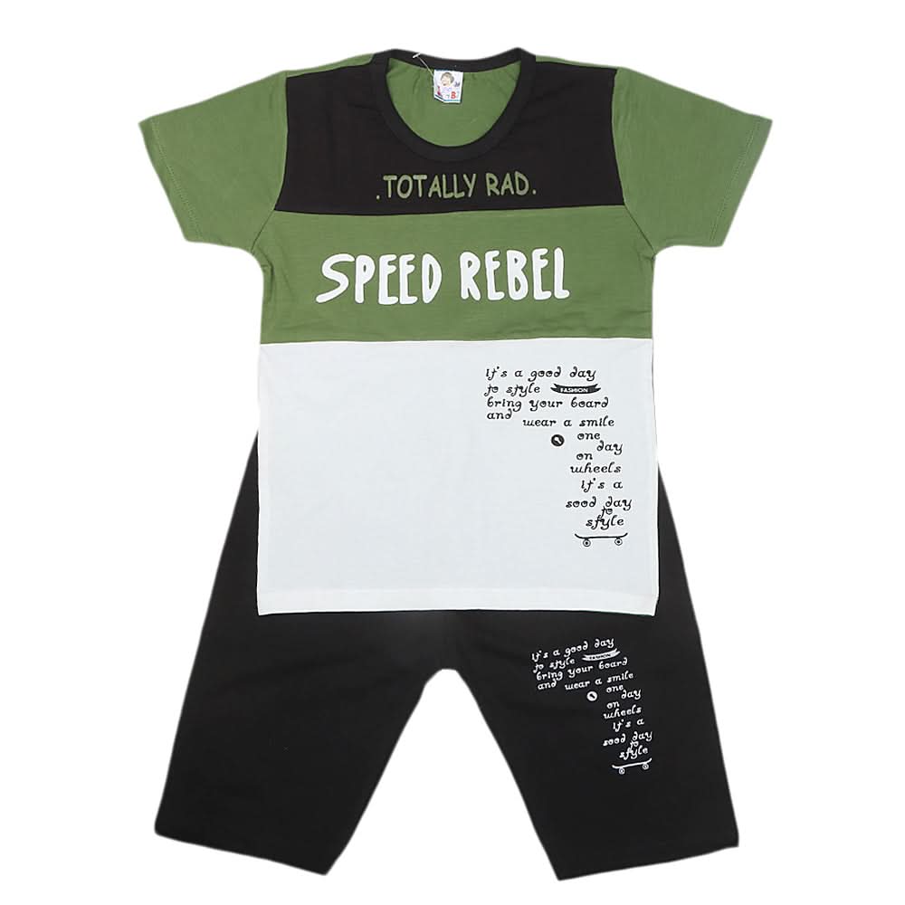 boys half sleeves short Suit 20-22 1229 - green, Kids, Boys Sets And Suits, Chase Value, Chase Value