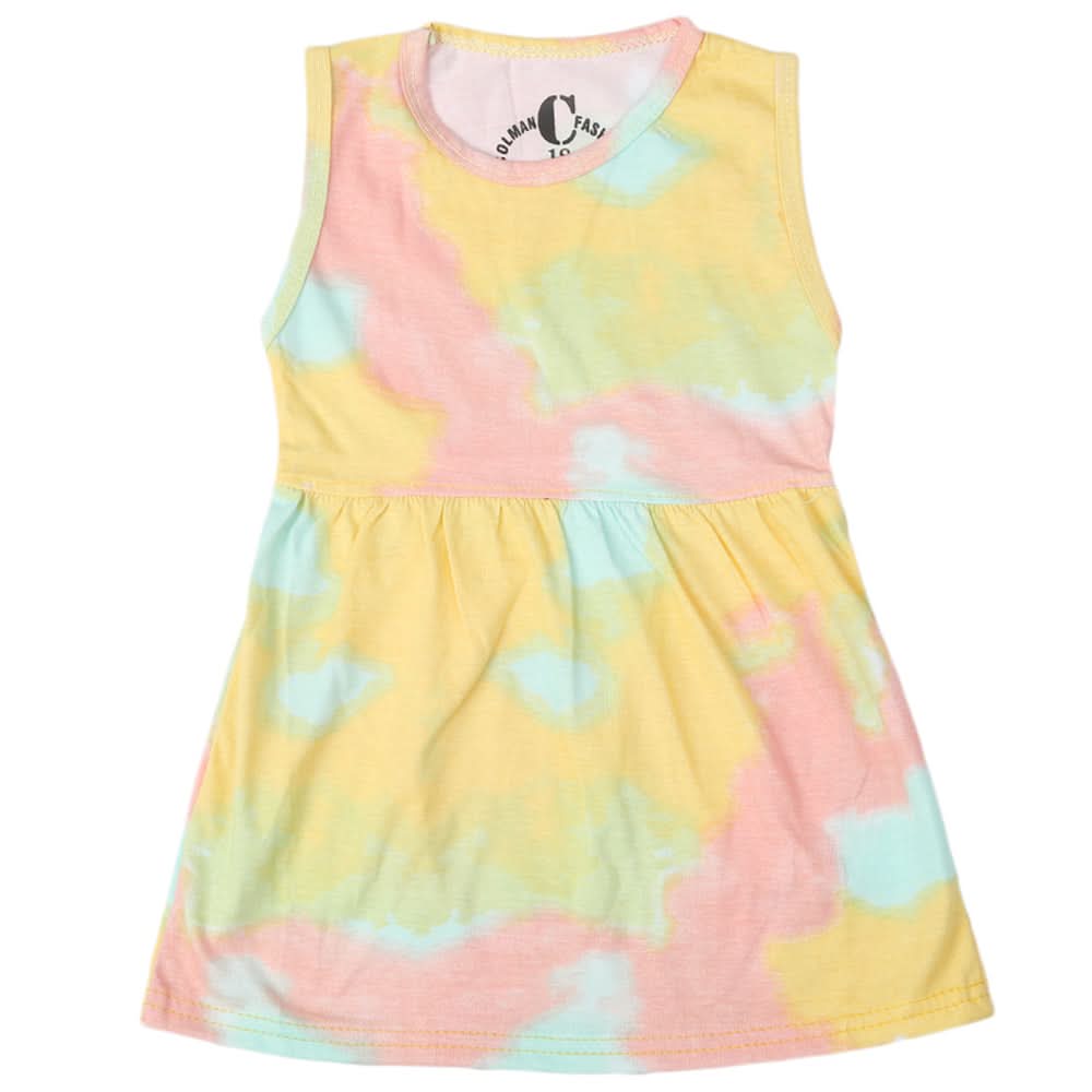 Girls Printed Frock - B64, Kids, Girls Frocks, Chase Value, Chase Value