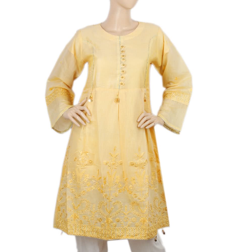 Women's Kurti - Golden, Women, Ready Kurtis, Chase Value, Chase Value