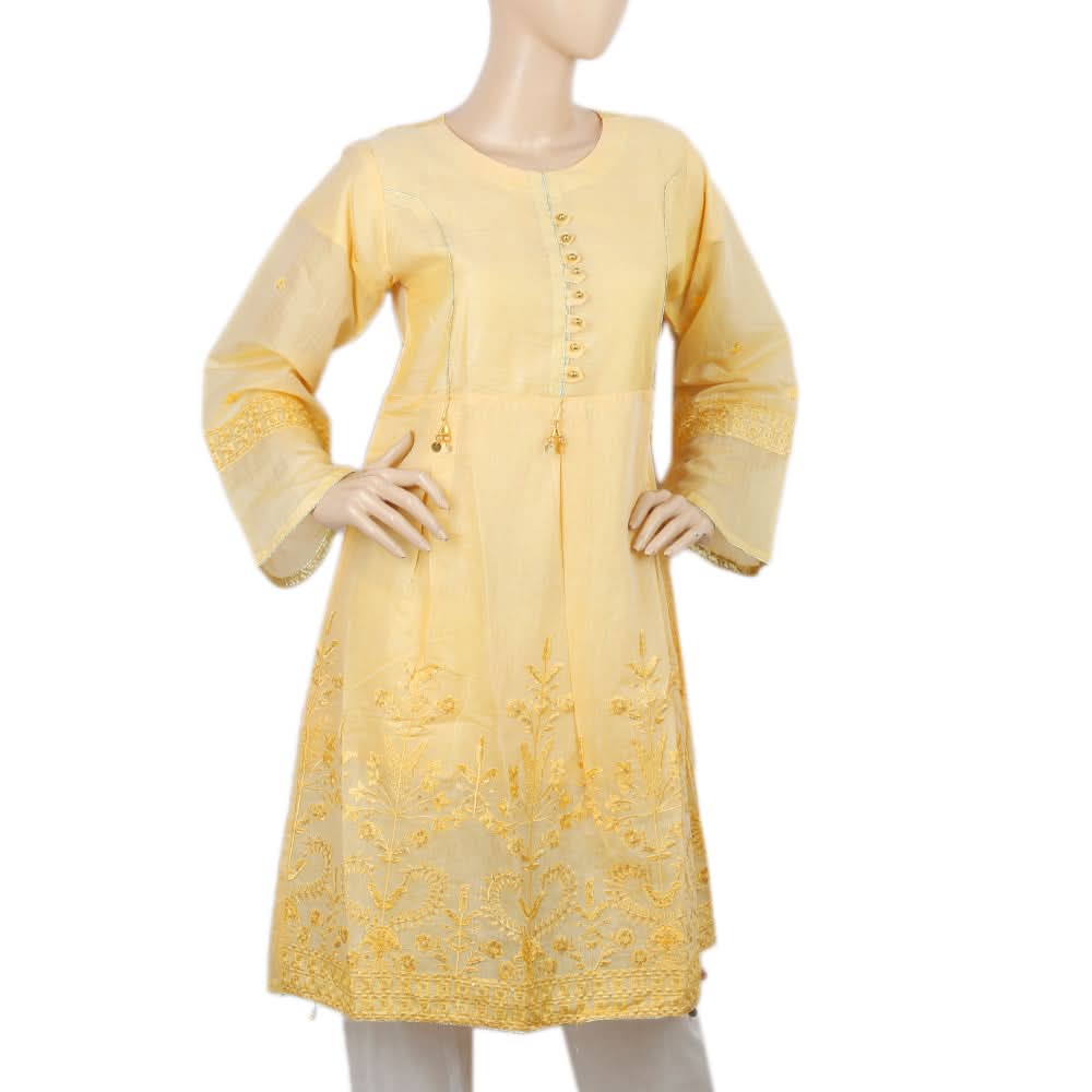 Women's Kurti - Golden, Women, Ready Kurtis, Chase Value, Chase Value