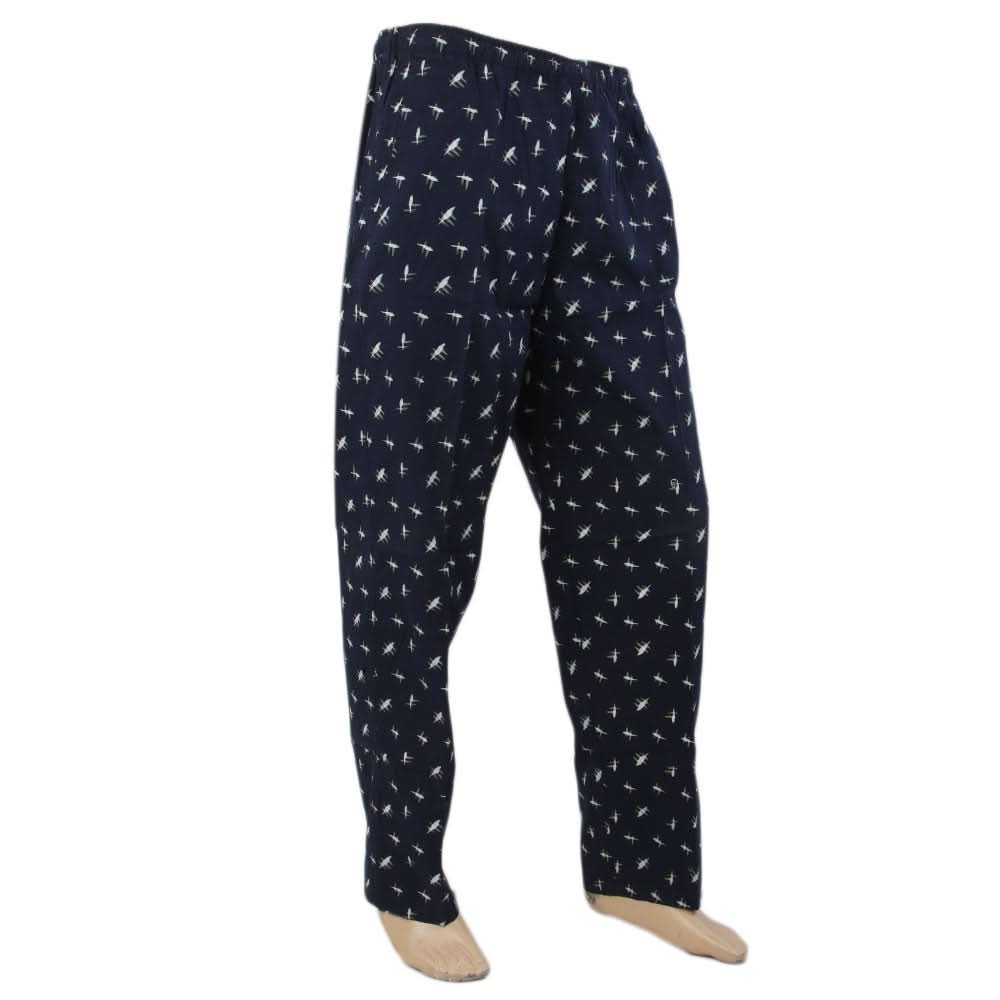 Men's Printed Trouser - Navy Blue, Men's Lowers & Sweatpants, Chase Value, Chase Value
