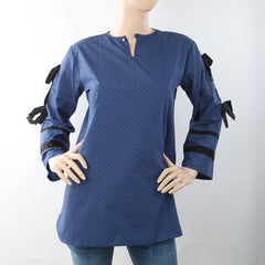 Women's Western Tops - Navy Blue, Women, Ready Kurtis, Chase Value, Chase Value