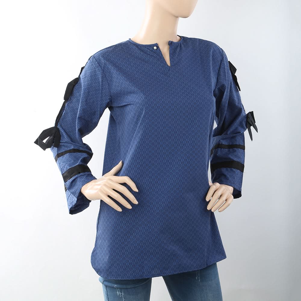 Women's Western Tops - Navy Blue, Women, Ready Kurtis, Chase Value, Chase Value