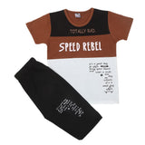 boys half sleeves short Suit - D-Brown, Kids, Boys Sets And Suits, Chase Value, Chase Value