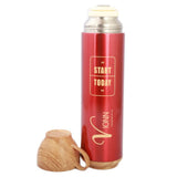 Water Bottle With Cup 500 ML - Red, Home & Lifestyle, Glassware & Drinkware, Chase Value, Chase Value