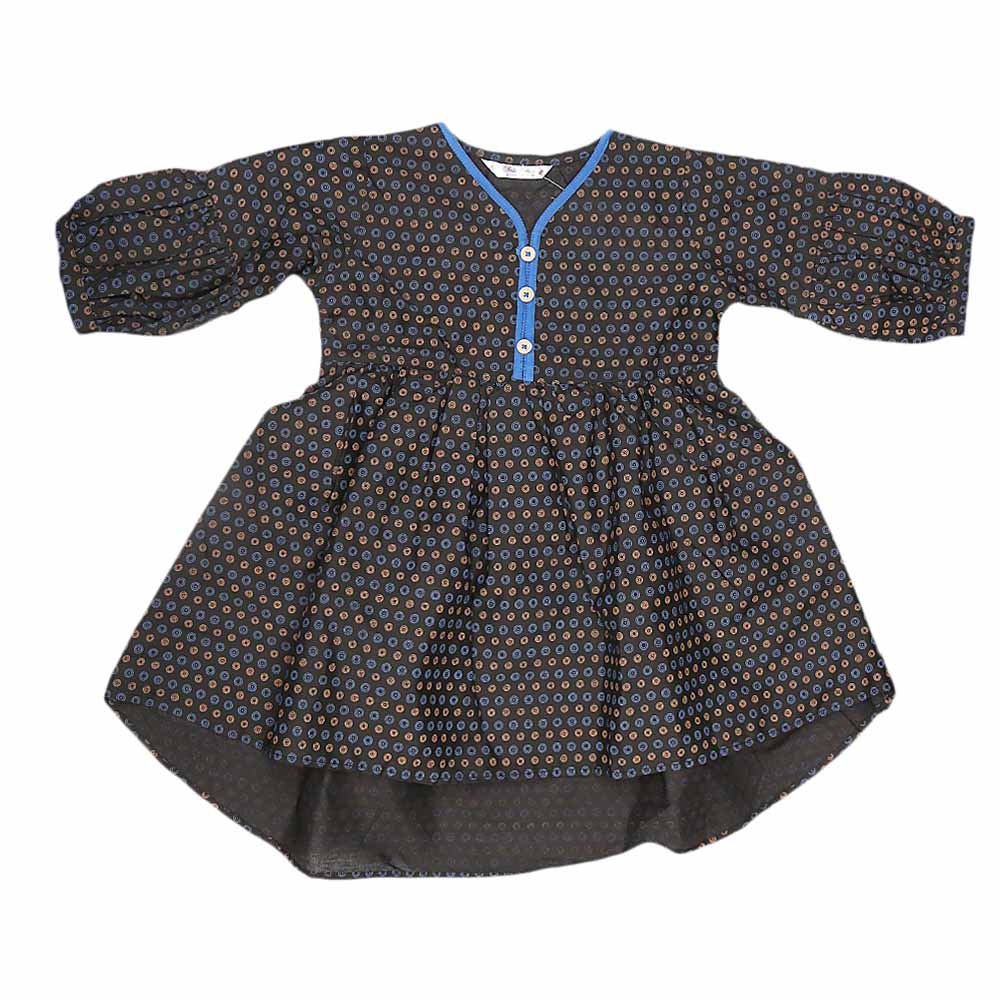 Girls Plain Kurti - Black, Kids, Girls Kurti, Chase Value, Chase Value
