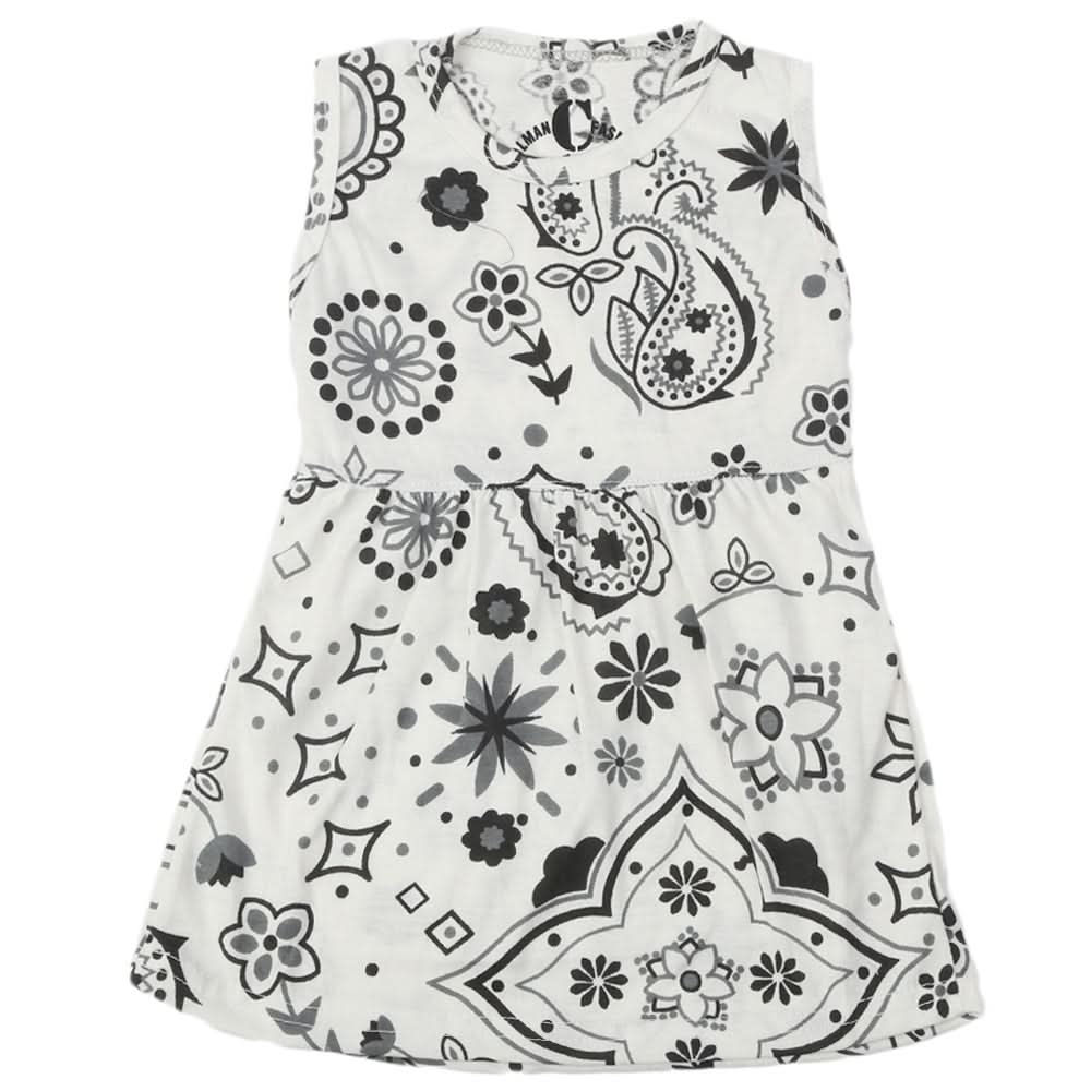 Girls Printed Frock - B65, Kids, Girls Frocks, Chase Value, Chase Value
