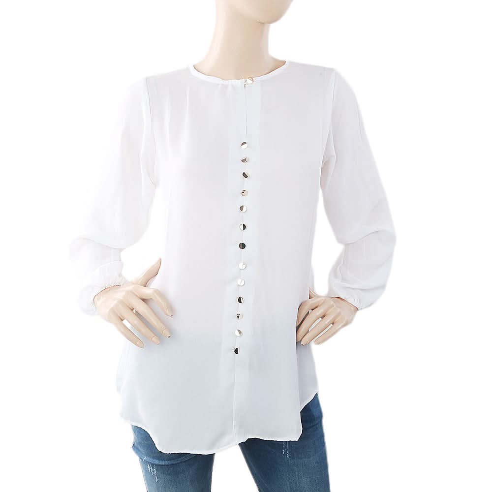 Women's Western Top With Front Button - White, Women, T-Shirts And Tops, Chase Value, Chase Value